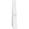 Ekena Millwork Richland Architectural Grade PVC Gable Bracket, 36"W x 15"H x 2"D x 6"F, 10/12 Pitch GBP036X15X0206RIC00 - alternate 5